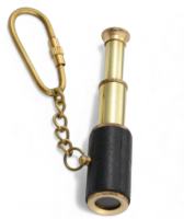 Porte-clés Mini Jumelles de Pirate Vintage en Laiton de Qualité Supérieure, Léger, Étanche, Accessoire de Voyage et Objet de Collection