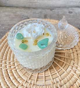 Bougie artisanale en cire de soja écologique, parfumée aux senteurs orientales, dans un bocal en verre, lumière blanche froide, réutilisable, aromathérapie, pour la décoration de la maison - Product Image 2