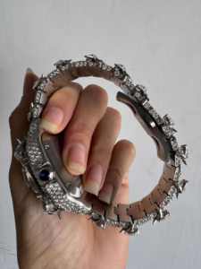 Reloj de Pulsera de Lujo Hip Hop Personalizado con Diamantes de Moissanita en Oro Rosa Helado para Hombre al por Mayor - Product Image 5