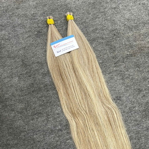 Extensions de cheveux humains vierges bruts vietnamiens 100% naturels, couleur blond argenté piano 613, lisses et soyeux, à prix abordable - Product Image 6