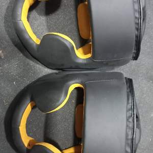 Protector Bucal de Cuero Vacuno Negro de Alta Calidad para Boxeo, MMA/Kickboxing, Transpirable, Personalizable, Unisex para Adultos, con Logotipo Personalizado - Product Image 5