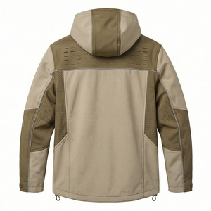 Veste imperméable à capuche unisexe pour l'hiver, vente en gros, personnalisation de la marque, mode streetwear, Europe, États-Unis, coupe-vent de qualité supérieure - Product Image 3