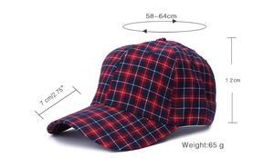 Gorras de Béisbol a Cuadros con Parte Superior Rígida, Diseño Clásico a Cuadros, Gorra Trucker con Protección Solar, Diseño Personalizado con Impresión por Transferencia de Calor - Product Image 3