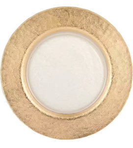 Assiettes de présentation de luxe transparentes or et argent pour occasions festives – Vente en gros - Product Image 2