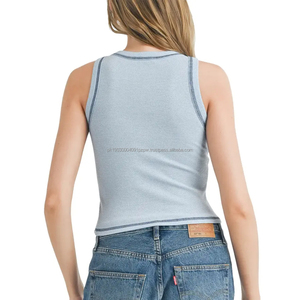 เสื้อกล้ามแฟชั่นดีไซน์ดีที่สุดของผู้หญิง 2024 ผลิตขายส่งโดยองค์กรรูปดาว (ตรวจสอบผ่าน PayPal) - Product Image 6