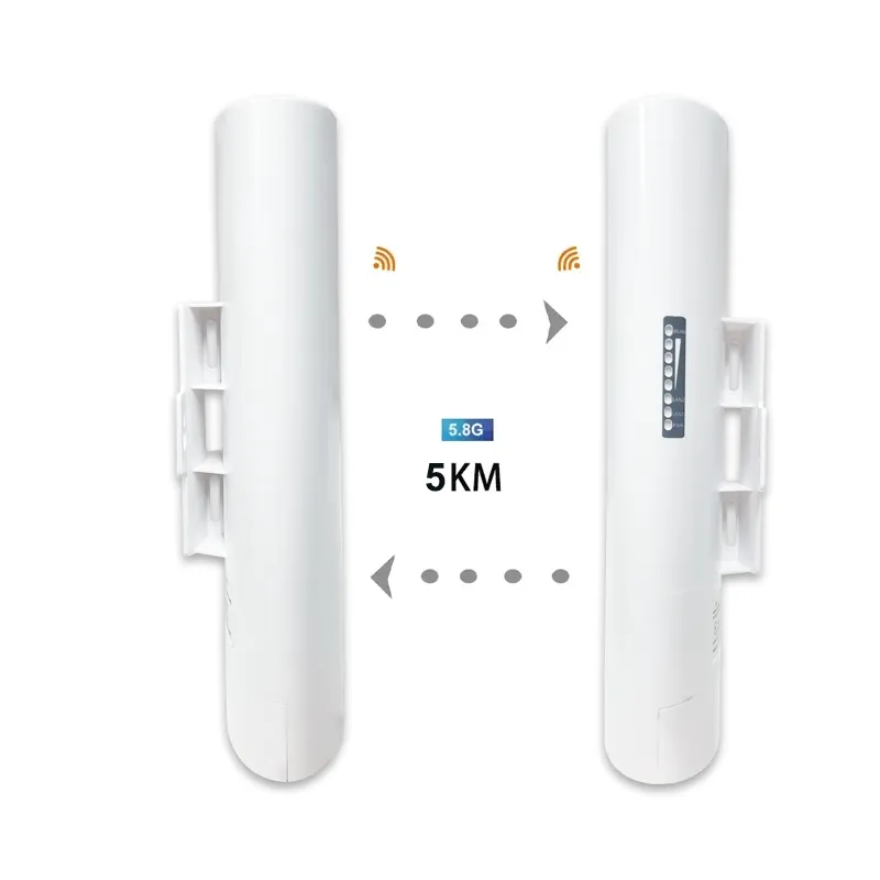 5KM Outdoor Wifi Bridge 5.8G Wireless CPE Wireless AP Punkt-zu-Punkt-Wireless-Brücke