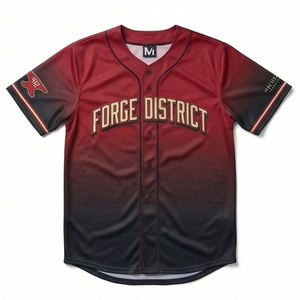 Maillot de baseball moderne pour le sport, vêtement de sport respirant, imprimé par transfert thermique, uniforme d'équipe athlétique MALUZA INDUSTRIES - Product Image 1