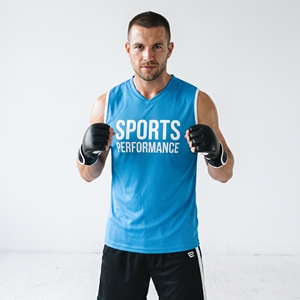 Camiseta de Boxeo Profesional, Unisex, Transpirable, para Entrenamiento, Fitness, Sin Mangas, Ropa Deportiva para Hombre - Product Image 3