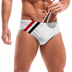 Lightweight <b>Men's</b> Solid Casual Beach Shorts 4 Way Stretch Summer Swimming <b>Trunks</b> Elastic Waist 100% Polyester Swim Wear Shorts - Product Image 5