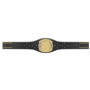 Ceinture de championnat de lutte personnalisée GLOWING NEON INDUSTRY en cuir PU avec boucle décorative en fer, taille haute, unisexe, arts martiaux - Product Image 1