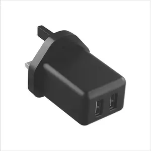 ERD TCU-673UK <b>PLUG</b> <b>USB</b> A DUAL <b>CHARGER</b> BLACK 15W - Product Image 1