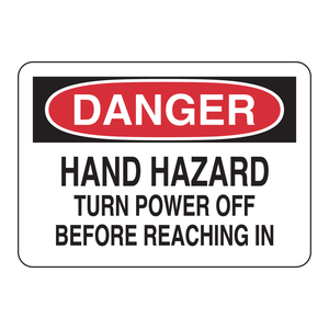 Panneau de signalisation de danger pour les mains - Triangle réfléchissant en PVC pour l'entretien des machines - Product Image 2