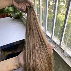 Venta al por mayor de cinta de cabello sin procesar, 100% humano, doble cinta de pelo virgen para Europa - Product Image 4