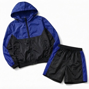 Conjunto de Sudadera con Capucha y Pantalones Cortos para Hombre con Logotipo Personalizado, Traje Deportivo para Hombre, Conjunto de 2 Piezas - Product Image 4