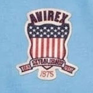 เสื้อแจ็คเก็ตสีฟ้าอ่อนสำหรับผู้ชายยี่ห้อ Avirex พร้อมดีไซน์ปักลาย ป้ายปัก คอปกแบบพับได้ ปิดด้วยซิป สไตล์ Preppy - Product Image 5