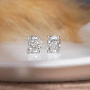 Boucles d'oreilles élégantes en diamants de laboratoire pour femmes, cadeau de mariage ou d'anniversaire, bijoux de mode, fournisseur en gros, export, nouveauté - Product Image 6