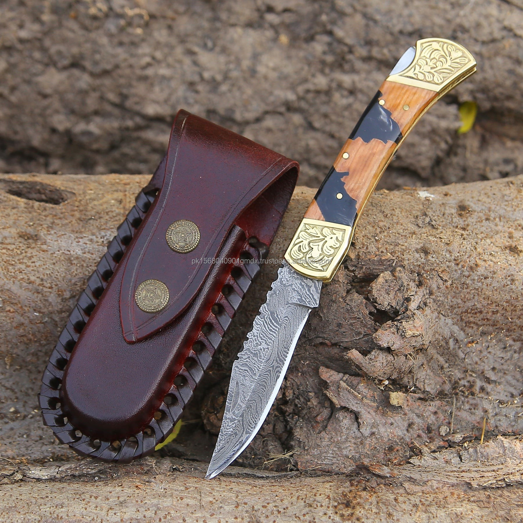 Olive & Black Resin