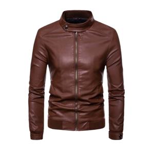 Top qualité hommes en cuir mode robe Streetwear hommes veste en cuir pour hommes grande taille vêtements en cuir 2026 - Product Image 3