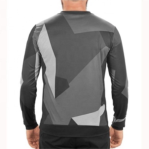 Maillot de course pour moto, maillot de motocross à manches longues, séchage rapide, respirant, polyester, vêtements de sport pour moto, vente en gros OEM - Product Image 4