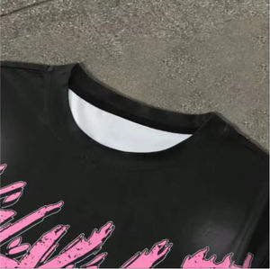 Ensemble court 2 pièces pour homme, style streetwear, avec short et t-shirt, léger et respirant, pour hommes branchés - Product Image 5