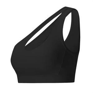 Nouveau soutien-gorge de sport pour femme, 15 couleurs, torsadé, couleur chair, en Spandex/Nylon, séchage rapide, respirant, antichoc - Product Image 4