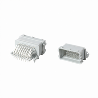 Connecteur FCI électrique 24 broches femelle à contact en cuivre pour ECU automobile, indice de protection IP67, boîtier PA66 Jinhang24p