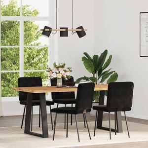 Juego de 4 Sillas de Comedor Rectangulares Modernas y Duraderas, Complemento Versátil y Elegante para su Espacio de Comedor - Product Image 2