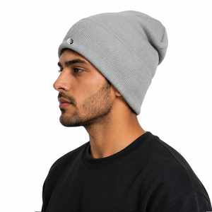 Gorro de punto para hombre con tejido cálido, textura acanalada suave al tacto y elasticidad cómoda para actividades en climas fríos OEM - Product Image 5