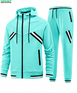 Minimalist Oversized Crewneck Streetwear <b>Tracksuit</b> Men Casual Drop Shoulder Sweatshirt And Jogger Pants Casual Suit - Product Image 4