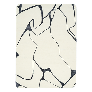 Tapis en laine tufté à la main de luxe sur mesure, design contemporain irrégulier, tapis moderne pour intérieurs de maison et de bureau - Product Image 1