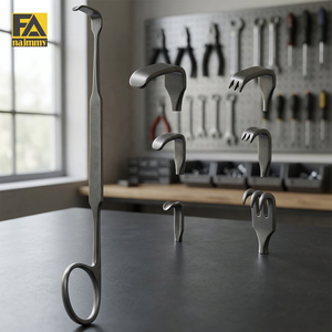 Meyerding retractor นิ้ว retractor (ยาวทื่อใบมีดทื่อ1/4 "X11/16") 6X17มม. เครื่องมือผ่าตัดแหวนจับเนื้อเยื่อ - Product Image 2