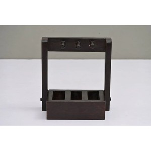 Wholesale Mango Wood Vintage Globe <b>Desk</b> Organizer - Handcrafted from India - Product Image 3