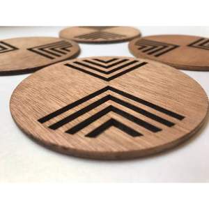 Posavasos Decorativo de Madera Hecho a Mano para Promociones - Product Image 2