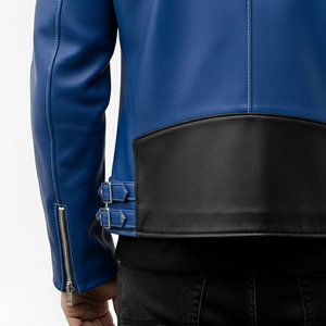 Latest Hot Selling Design Winter <b>Jacket</b> Men Red <b>Real</b> <b>Leather</b> <b>Jacket</b> Streetwear Square Collar <b>Leather</b> Outdoor <b>Jacket</b> Men's - Product Image 4