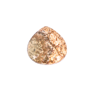 <b>Frog</b> Skin Jasper 35.9 Carat 29x29mm Heart Shape Loose Gemstone - Product Image 2