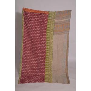 ผ้าห่มคันธาลายดอกไม้สไตล์โบโฮ ผ้าฝ้ายทำมือสไตล์อินเดีย วินเทจ ผ้าห่มสองด้าน ใช้ได้ทั้งเป็นผ้าคลุมเตียงและผ้าปูที่นอน เป็นมิตรกับสิ่งแวดล้อม ซักได้ ตกแต่งบ้าน - Product Image 2