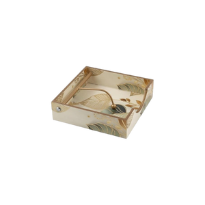 Porte-boîte à mouchoirs en tissu Meenakari de qualité supérieure |   Boîte à serviettes en bois décorative pour mariage et intérieurs de luxe - Product Image 4