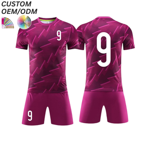 Uniforme de Fútbol Personalizado, Transpirable, 100% Poliéster, Conjunto de Entrenamiento, Jersey, Soporte OEM ODM para Suministro al por Mayor de Ropa Deportiva de Fútbol - Product Image 5