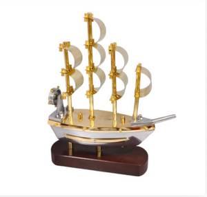 Handmade Metal Sailing Ship <b>Decorative</b> Showpiece Antique Brass <b>Table</b> <b>Decor</b> for Office and Home At Best Price - Product Image 1