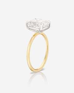 <b>Diamond</b> Engagement <b>Rings</b> 14K Solid Gold Solitaire Cushion Lab Grown Wedding Modern Luxury Gold Minimalist Prong Set Manufacturer - Product Image 6