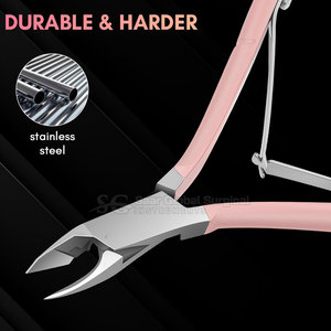 Cortacutículas de Acero Inoxidable Curvo de Alta Precisión con Amplia Apertura de Mandíbula para Dar Forma y Recortar Uñas en Casa y Salón - Product Image 6