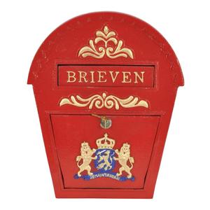 Farmhouse Style Irish Green Post <b>Box</b> Vintage Look Heavy Duty <b>Letter</b> <b>Box</b> For Christmas Holiday Decoration - Product Image 5