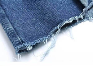 Shorts en jean pour femmes, fabriqués au Pakistan, de haute qualité, style vintage, fermeture à cordon, 2 poches, sexy, style boyfriend, respirant, été - Product Image 6