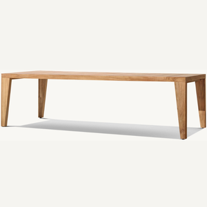 Muebles de comedor hechos de madera de teca con un estilo moderno y sencillo, aptos para uso en exteriores, duraderos y resistentes a la putrefacción. - Product Image 2
