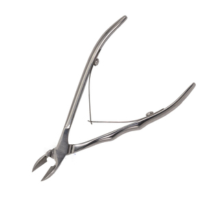Coupe-ongles professionnel en acier inoxydable à lame droite pour les cuticules - Product Image 1