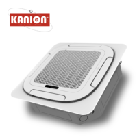 Climatiseur Cassette de Plafond Commercial BTU 18000 24000 36000 R32 Inverter Pompe à Chaleur 50Hz Golden Fin Kanion