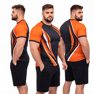 Printed Plus Size <b>Compression</b> T-<b>Shirt</b> <b>Men</b> Gym Wear Base Layer <b>Shirt</b> Slim Fit Fitness Tee <b>Men</b> Rash Guard Short Sleeve <b>Compression</b> - Product Image 6