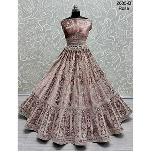 Collections de vêtements de mariée indiens en velours par Fabzone FZBELLA avec travail Zarkhan - Product Image 4