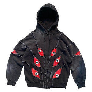 Custom Oversized <b>Tie</b> Dye Zipper Heavyweight Cotton Fleece Streetwear Winter Long Sleeve OEM Private Label Blank Hoodie Men - Product Image 1