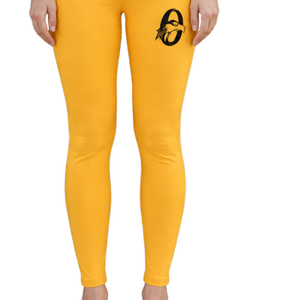 Pantalon d'équitation jaune moutarde pour femme, taille haute, extensible, avec grip aux genoux, pour l'entraînement et la compétition - Product Image 4